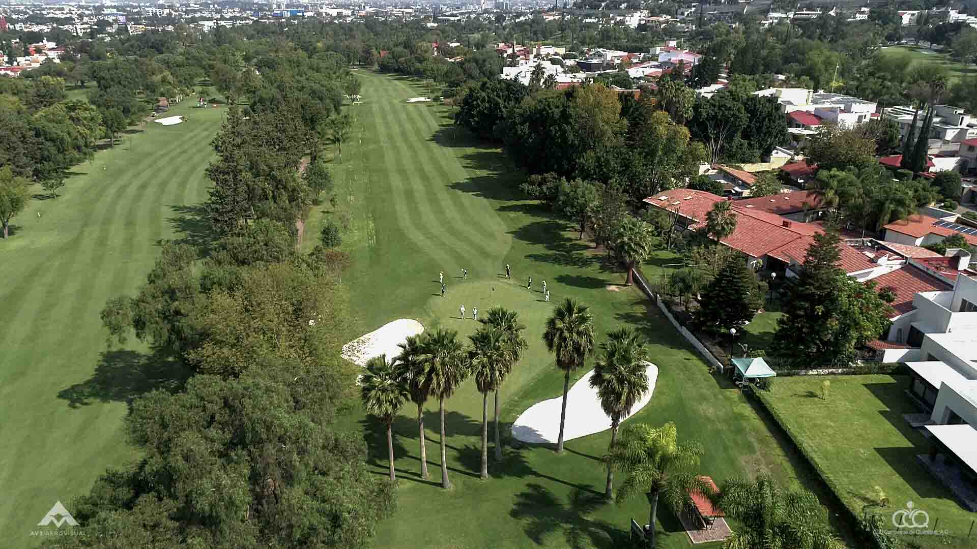club campestre queretaro golf fotografia video aereo