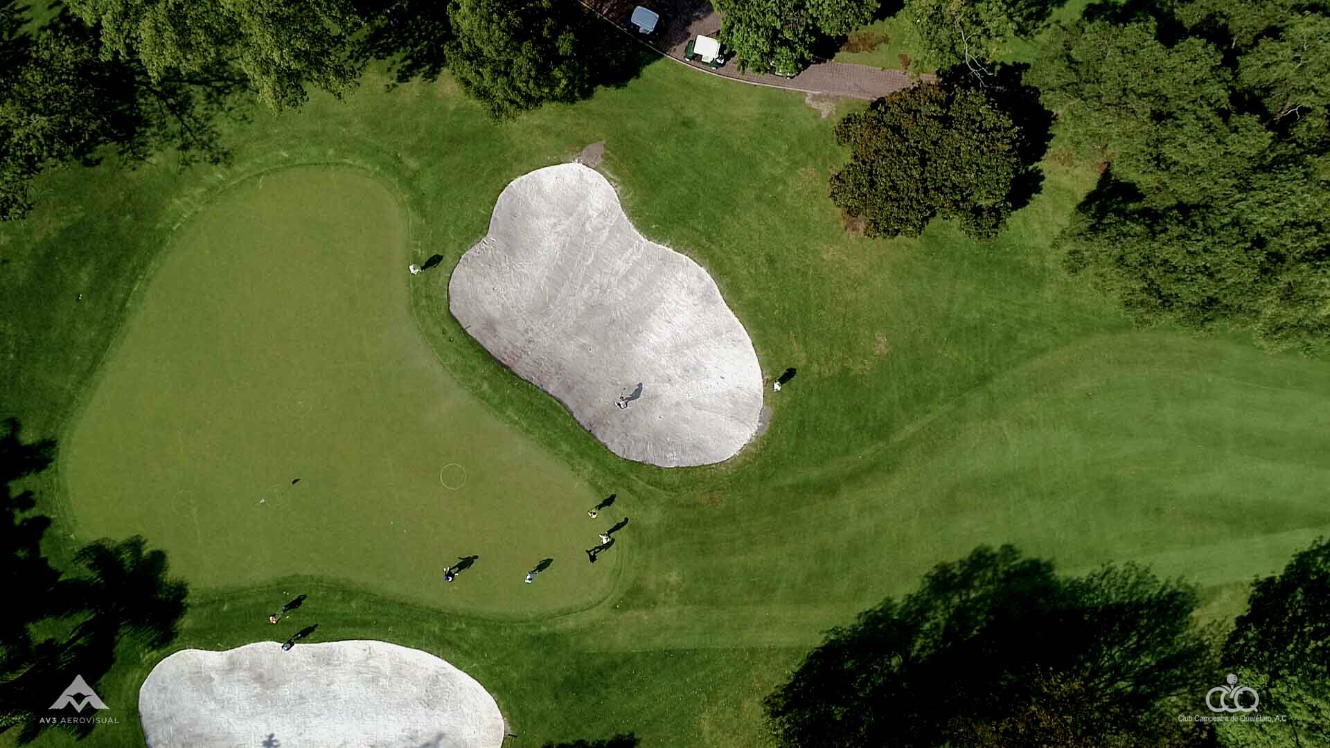club campestre queretaro golf fotografia video aereo