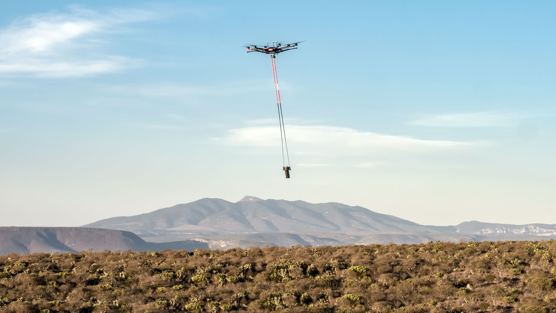 Magnetometría aérea con drones